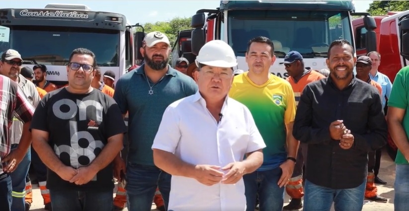Sato realiza operação tapa-buraco nos bairros de Jandira