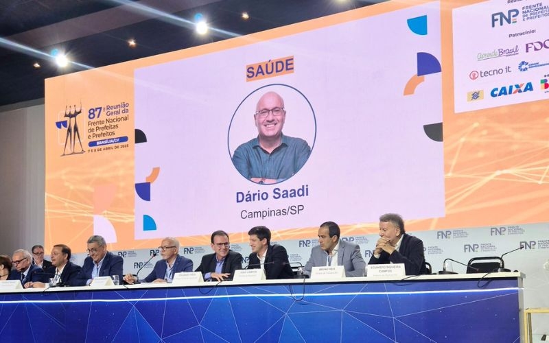 Prefeito Dário Saadi é reeleito vice-presidente da FNP para Saúde
